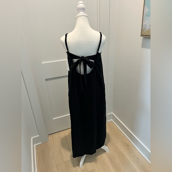 Sol Angeles New Gauzy Maxi Dress Black Size Xsmall /Small NWT cotton Flowy - Picture 12 of 13